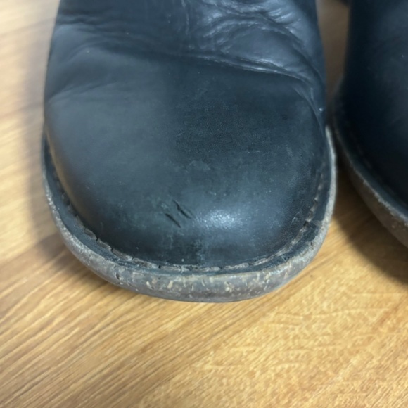 Clarks ladies Carleta Paris black leather ankle boots with size zip size 8.5 - Picture 6 of 14